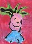 happy blob, funny monster, whimsical alien